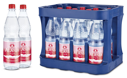 Alasia Mineralwasser pur 12 x 1,0 L PET